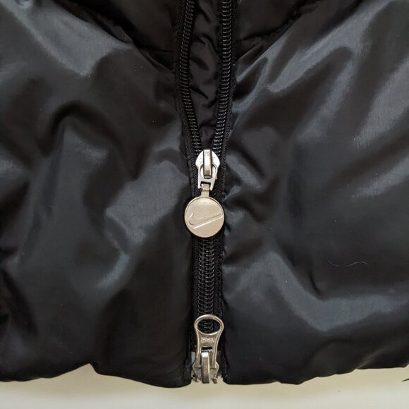 Nike down puffer winter black jacket coat, women's medium - Picture 11 of 13